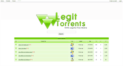 Desktop Screenshot of legittorrents.info
